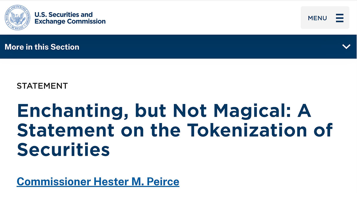 Enchanted, but Not Magical? Why The Ohanae Way Leads the Tokenized Securities Revolution