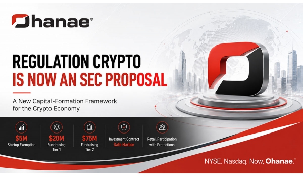 Regulation Crypto Is Now an SEC Proposal: A New Capital-Formation Framework for the Crypto Economy